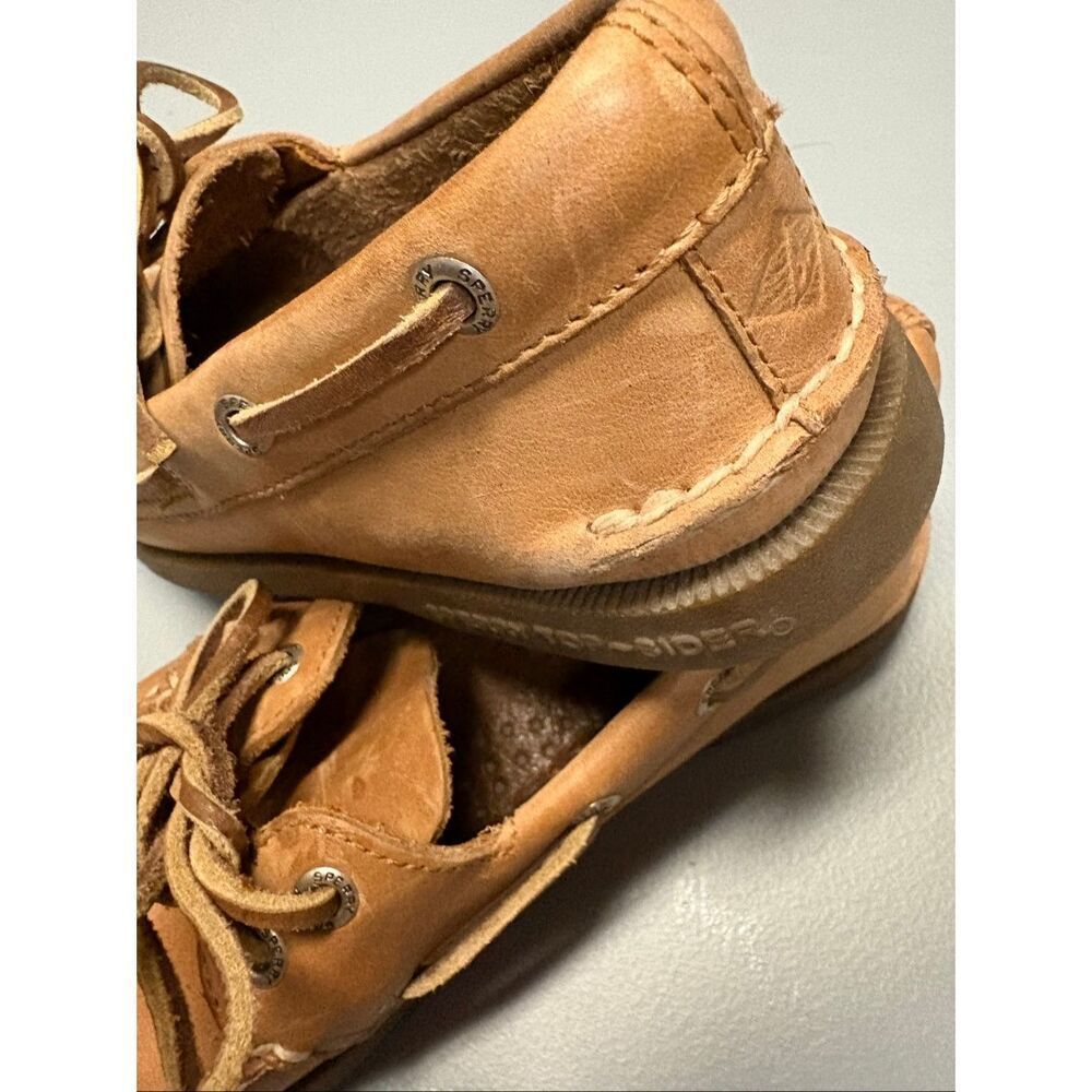 Sperry Top-Sider Leather brown loafers size 5m - Picture 5 of 8